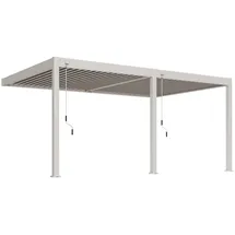 Weide Deluxe Wand Pergola 3,6 x 5,3 m sand