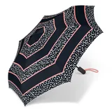 Esprit Regenschirm Easymatic Light Memphis Stripe Black