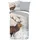Muller Textil Wess Reh/Hirsch Grau 155 x 220 cm + 2 x 80 x 80 cm