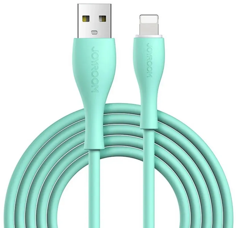 JOYROOM USB Ladekabel -Kompatibel mit iPhone - Joyroom S-2030M8 3A Smartphone-Kabel grün