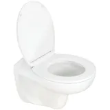 Belvit Spülrandlos WC Hänge Wand-WC Tiefspüler Toilette Softclose Deckel WC Sitz