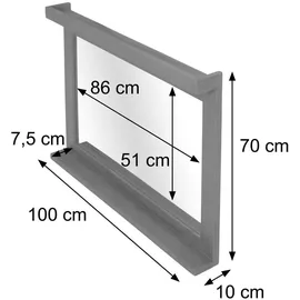 MCW MCW-M87 70 x 100 cm Braun