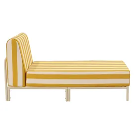 Oviala Chaiselongue modulare Gartenmöbel gelb