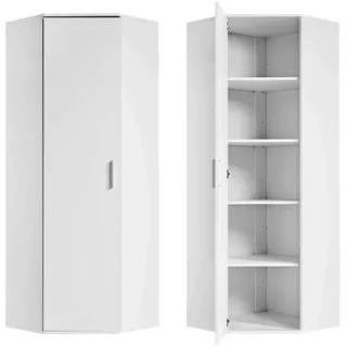 mokebo Eckschrank Weiß, Der Lange Schrank Aufbewahrungsschrank oder Mehrzweckschrank