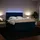 vidaXL Boxspringbett 180 x 200 cm Blau