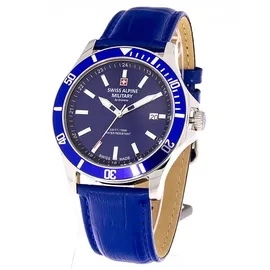 Swiss Alpine Military Leder 42 mm 7022