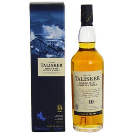 Talisker 10 Years Old Single Malt Scotch 45,8% vol 0,2 l Geschenkbox