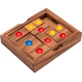 Logoplay Khun Phan Gr. L - Schiebespiel - Denkspiel - Knobelspiel - Geduldspiel - Logikspiel aus Holz