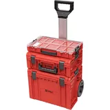 QBRICK SYSTEM PRO 2.0 Set 4 RED ULTRA HD Werkzeugwagen Set + PRO Cart 2.0 + PRO Technician Case 2.0