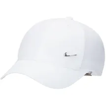 Nike Dri-FIT Club Unstructured Metal Swoosh Cap Kinder 100 white