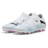 Puma Future 7 Match Mg Fußballschuhe - White / Black / Poison Pink - EU 44 1/2