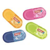 Tesa 59816 6 m Blau, Grün, Orange Pink, 1 Stück Band-Korrektur , Farblich sortiert