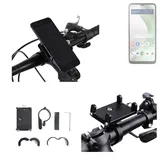 K-S-Trade Smartphone-Halterung für BLU View 5 Pro, (Handyhalterung das Fahrrad Halter Lenkstange Fahrradhalterung) schwarz