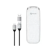 PHIXERO P10PRO Externe Tragbare NVMe SSD 1TB, Bis zu 1050MB/s, USB 3.2 Gen2, Inklusive 2-in-1 USB C Kabel, Externe Festplatte Portable SSD für iPhone 15/16 PRO/Android/Mac, Weiß