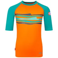 TROLLKIDS Haukland T Badeshirt Orange 92
