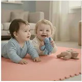 LittleTom 18 Teile Spielmatte Baby Puzzlematte - 30x30 Krabbelmatte Bodenmatte Kinderzimmer