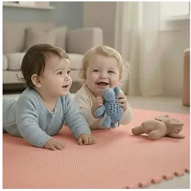 LittleTom 18 Teile Spielmatte Baby Puzzlematte - 30x30 Krabbelmatte Bodenmatte Kinderzimmer