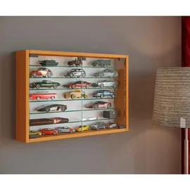 VCM Hängevitrine Mandosa XL 60 x 40 x 10 cm Braun