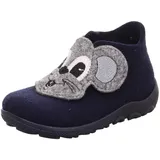 superfit Jungen - Schuhe HAPPY Slipper, Modern, BLAU/GRAU 8100, 23