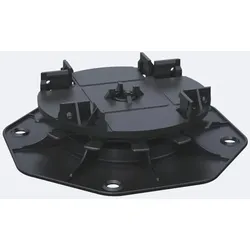 Karle & Rubner TERRACON Terrassenlager, CLIP, Polypropylen schwarz, Verstellbarkeit 2,5-4,0 cm
