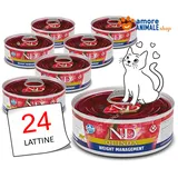 Farmina N&D Quinoa Gewichtsreduktion Lamm 80 g
