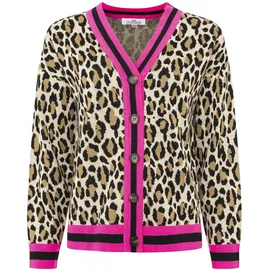 Zwilling Zwillingsherz Strickjacke »"Leo Streifen"« mit Knöpfen, Leomuster und Streifenbündchen