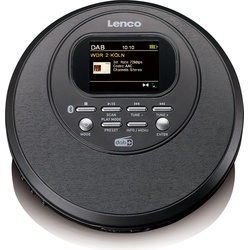 Lenco CD-500BK, MP3 Player + Portable Audiogeräte, Schwarz