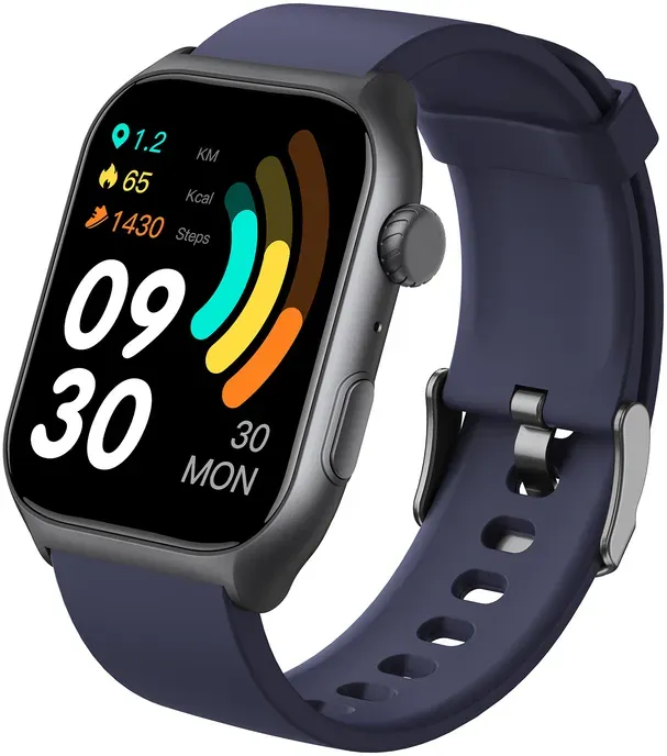 FITTEK Smartwatch, 24/7 Gesundheitsüberwachung, 100+ Sportmodi, 10 Tage Akkulaufzeit, Bluetooth-Anrufe, Schwarz, GTS7 Pro