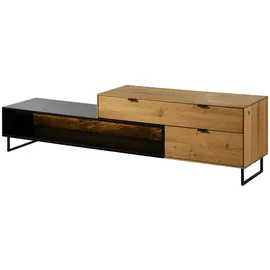 MASSIVMOEBEL24.DE LINDAU Lowboard 200x43x52 cm Natur Geölt Beige Massivholz