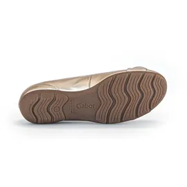 Gabor Ballerinas in gold, | 40 EU