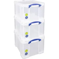 Really Useful Box Really Useful Box, Aufbewahrungsbox, 3er-Set Stapelbar