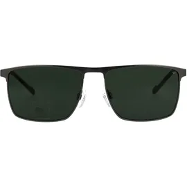 Eschenbach Sonnenbrille TITANFLEX "Modell 824135", Herren, schwarz gun, matt, Sonnenbrillen Sonnenbrille, Form Karree/Soft, Logoschriftzug auf Bügel, Titanflexfassung