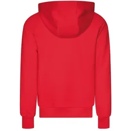 TRIGEMA Sweatjacke TRIGEMA "TRIGEMA Sweatjacke mit Kapuze", Herren, Gr. L, rot (vulcano), 70% Baumwolle, 30% Polyester, Basic, Sweatjacken Sweatjacke