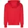 TRIGEMA Sweatjacke TRIGEMA "TRIGEMA Sweatjacke mit Kapuze", Herren, Gr. L, rot (vulcano), 70% Baumwolle, 30% Polyester, Basic, Sweatjacken Sweatjacke