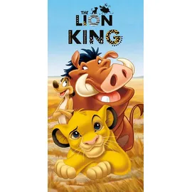 Disney König der Löwen Badetuch 70 x 140 cm khaki