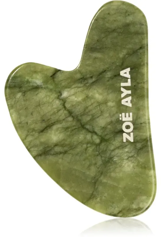 Zoë Ayla Luxurious Jade Gua Sha Therapy Tool Massage Hilfsmittel 1 St.