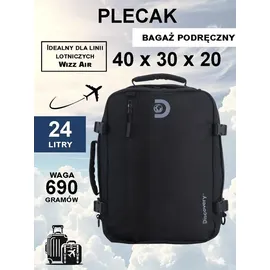 DISCOVERY Andes 3way Backpack S 20 l schwarz