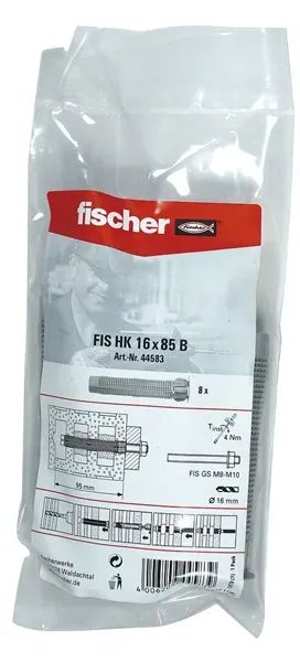 FISCHER Siebhülse FIS HK 16x85 B (8 Stück)