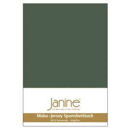 JANINE 5007 Mako-Feinjersey 140 x 200 - 160 x 200 cm olivgrün