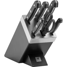 Zwilling Gourmet Selbstschärfender Messerblock 7-tlg. Schwarz
