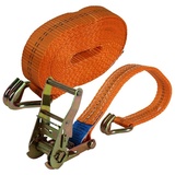 Trutzholm Profi Ratschen Spanngurt Spanngurte Zurrgurt 2-tlg 6m 2t 2to 2000kg TÜV/GS orange