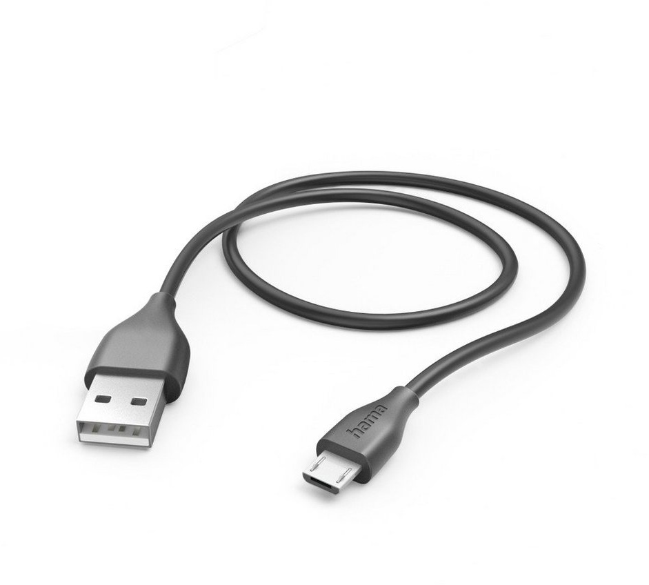 Hama Hama 00201586 USB Kabel 1,5 m USB 2.0 Micro-USB A USB A Schwarz USB-Kabel