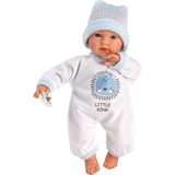 Llorens 1030009 Puppe Cuquito (30cm) in weiß/hellblau