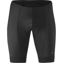 Fahrradhose GONSO "California", Herren, Gr. 6XL, Normalgrößen, schwarz, 78% Polyamid, 22% Elastan, Hosen, kurze Herren Radlerhose mit Sitzpolster, strapazierfähige Radhose