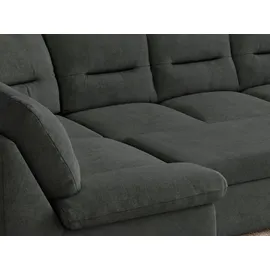 MKS Meble Ecksofa U-Form mit Schlaffunktion Grau