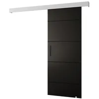 Schiebetür Komplettset - Schiebetürsystem Salwador 4 - Schiebetüren - Trennwände - Raumteiler - Innentüren, Tür 70x204 cm - Schiebetür Schiene - Zimmertür mit Schiebetür Griff - Saloontür
