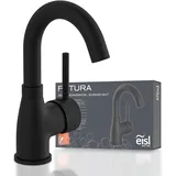 Eisl Waschtischarmatur Futura Schwarz Matt