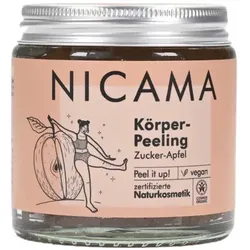 NICAMA Körperpeeling Zucker-Apfel