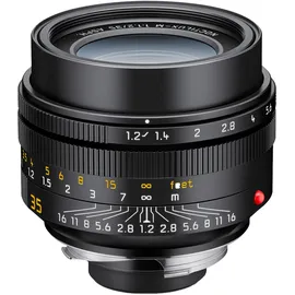 Leica Noctilux 35 mm F1,2, schwarz, Bajonettverschluss Leica M
