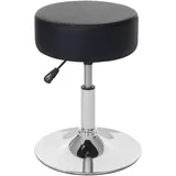 Proregal Hocker Kunstleder 35 x 55 x 35 cm Schwarz